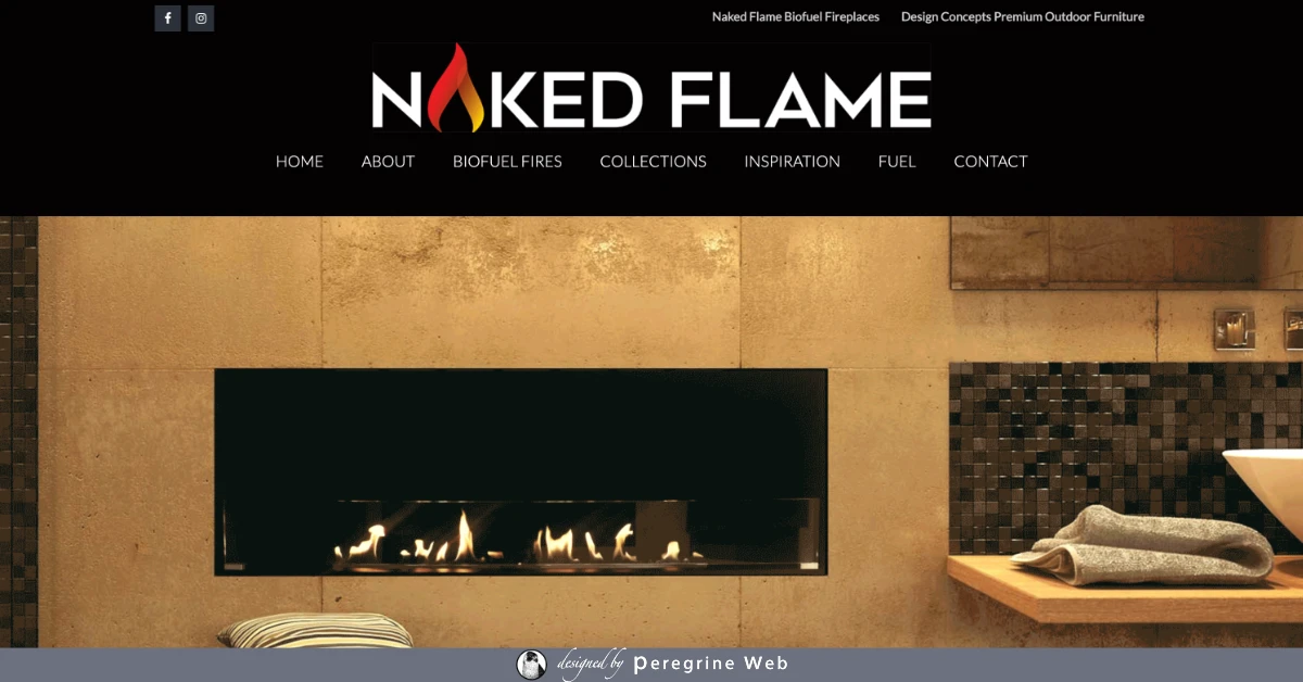 Naked Flame Bio-ethanol Fireplaces available in-store or delivered nation-wide
